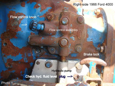 Need help with servicing 1966 Ford 4000 hydraulic system | My Tractor Forum