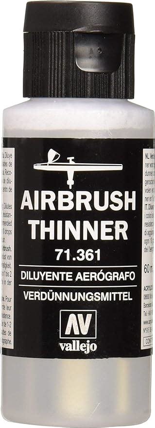 Amazon.com: Vallejo Airbrush Thinner Model, Clear, 2 Fl Oz (Pack of 1 ...