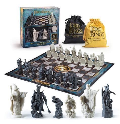 Buy The Noble Collection The Lord of The Rings - Chess Set: Battle for ...