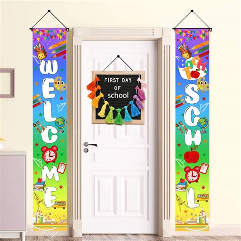 Buy Welcome Back To School Banner, Welcome Back To School Decorations ...