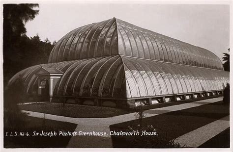 Greenhouse by Sir Joseph Paxton at Chatsworth House