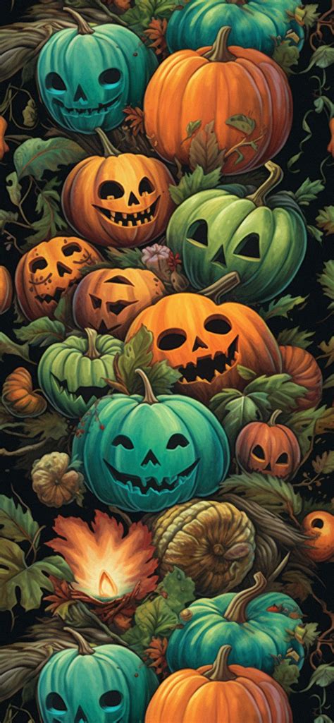 Colorful Jack O'Lantern Wallpapers - Free Halloween Wallpapers