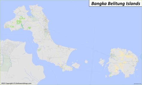 Belitung Island Map | Indonesia | Discover Belitung Island with ...