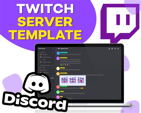 Twitch Streamer Discord Server Template INSTANT DOWNLOAD Organized ...