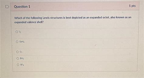 Solved Which of the following Lewis structures is best | Chegg.com