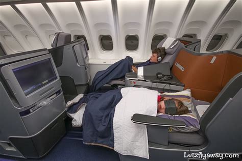 Lufthansa Business Class Boeing 747-8 upper deck