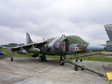 BAE Harrier GR3 Fighter Jet at Elvington Airport