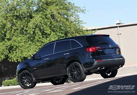 2011 Acura MDX with 22" Giovanna Kilis in Matte Black wheels | Wheel ...