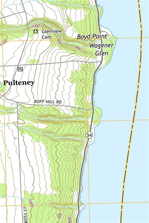 Keuka Lake 2016 USGS Topographic Map Custom Composite - Etsy