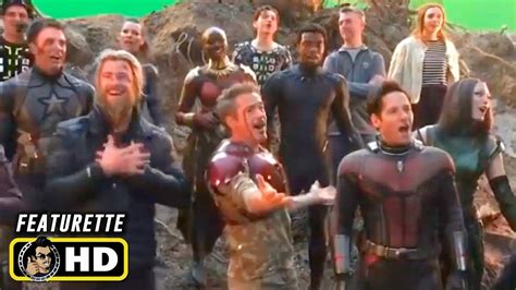 AVENGERS: INFINITY WAR & ENDGAME Secret Behind the Scenes Set Videos ...