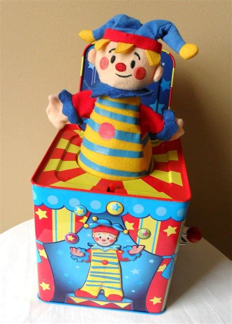 SCHYLLING'S Silly Circus Jack in the Box Musical Clown Toy | Childhood ...