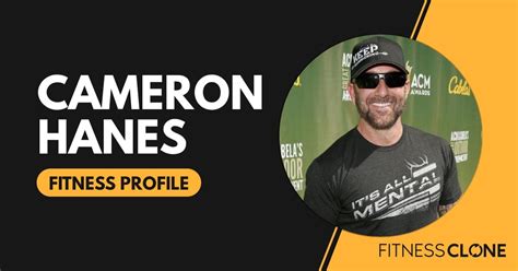 Cameron Hanes Workout Routine, Diet, and Supplements