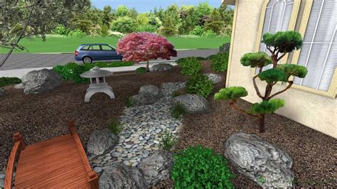 Japanese Garden Design - Salinas, CA - Front Entrance Area - Gardening ...