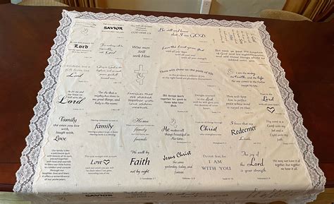 Extra-large Prayer Cloth With Scriptures & Words of - Etsy