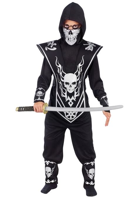 Kids Skull Ninja Costume