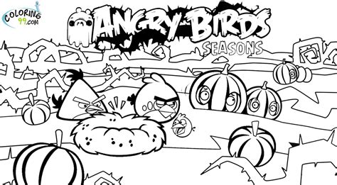 Angry Birds Season Coloring Pages | Minister Coloring