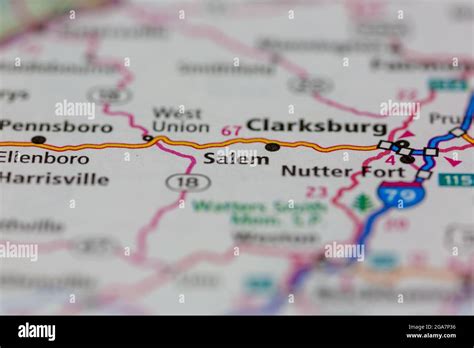 Salem virginia on a map hi-res stock photography and images - Alamy