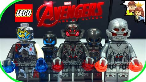 LEGO Marvel Avengers Ultron Minifigure Collection - BrickQueen - YouTube