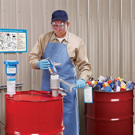 Disposing of Aerosol Puncturing Unit Filters - Expert Advice