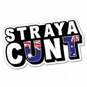 Straya Cnt Sticker Aussie Car Flag 4x4 Funny Ute | eBay