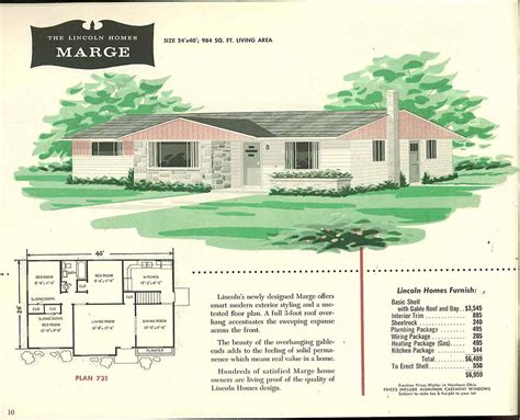 Factory built houses: 28 pages of Lincoln Homes from 1955 - Retro ...