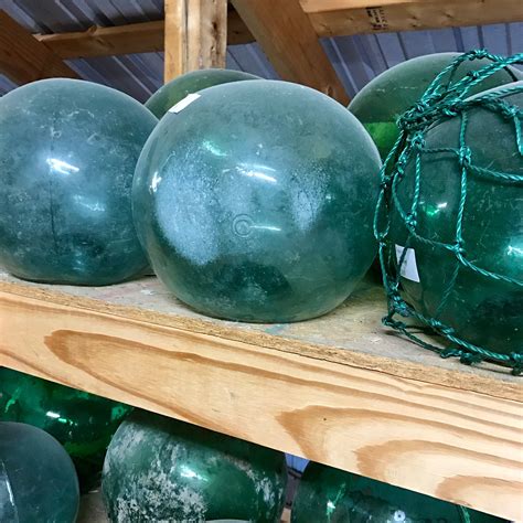 Large antique glass fishing floats. | Glass fishing floats, Unique ...