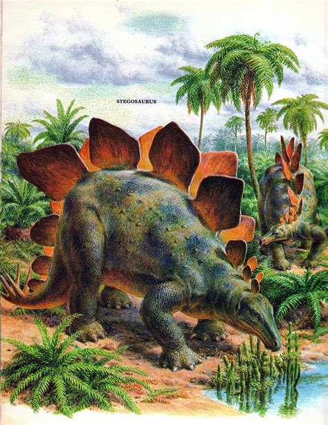 Love in the Time of Chasmosaurs: Vintage Dinosaur Art: Dinosaurs and ...