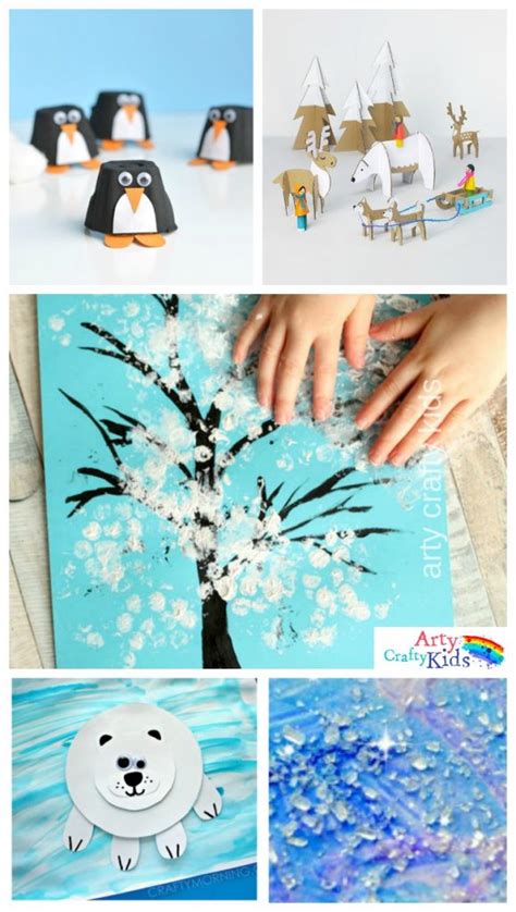 16 Easy Winter Crafts for Kids - Arty Crafty Kids