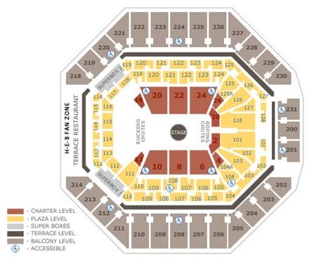 Seating Charts | Frost Bank Center