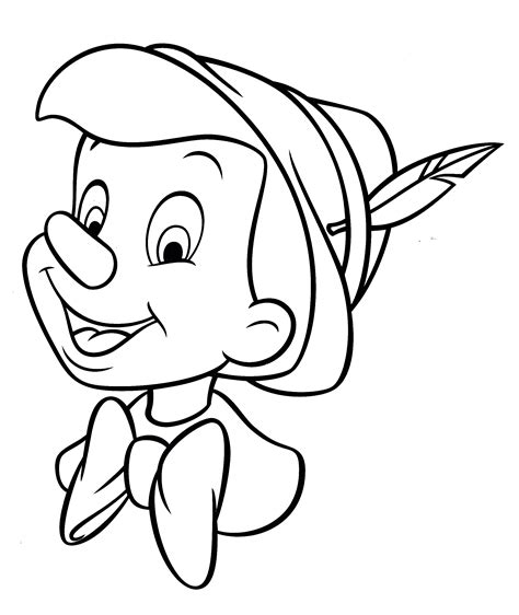 Walt Disney Coloring Pages - Pinocchio - Walt Disney Characters Photo ...