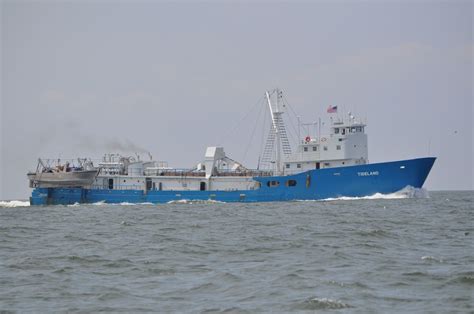 Reedville, VA menhaden boat. Reedville is home to the fishing fleet for ...