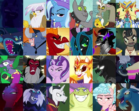 All MLP Villains From Each Season by Amigogogo on DeviantArt