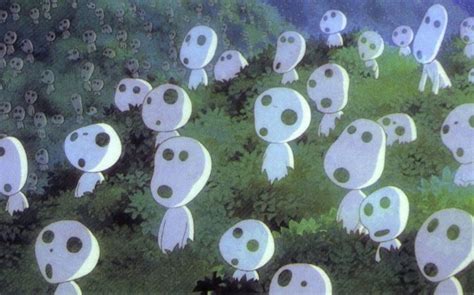 Tree Spirits | Studio ghibli characters, Princess mononoke wallpaper ...