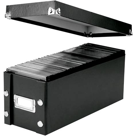 Vaultz Snap-N-Store CD Storage Box Black | Musician's Friend