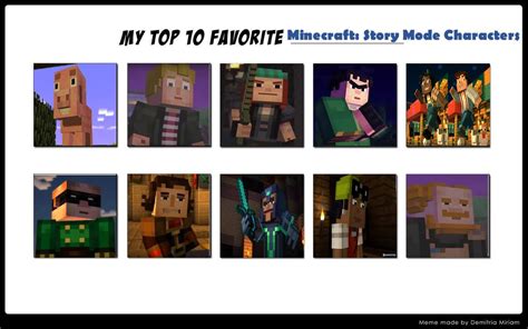 My Favorite Minecraft Story Mode Characters by mariosonicfan16 on ...