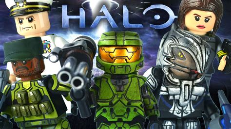 LEGO Halo : The Master Chief Collection Minifigures - Showcase - YouTube