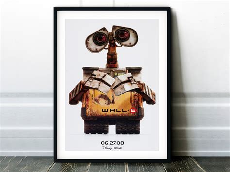 Wall-E Movie Poster Classic 00's Vintage Wall Film Art | Etsy