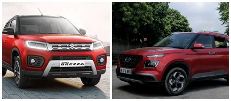 BS6 Maruti Vitara Brezza Petrol Vs Hyundai Venue – Price / Mileage ...