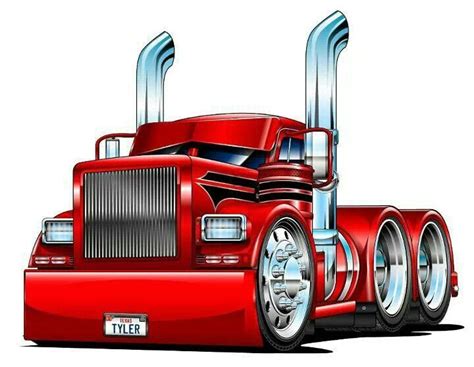 Hot Rod Semi Truck Drawings | Images and Photos finder