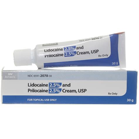 Lidocaine 2.5% - Prilocaine 2.5% Cream 30g