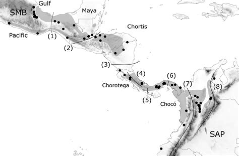 Glass Frog Habitat Map