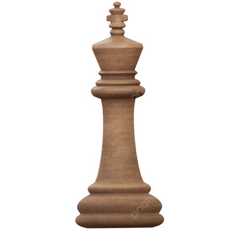 Chess King Front View, Chess King, Chess Piece, Chess Pieces Names PNG ...