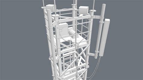 Cellular Tower 3D Model - TurboSquid 1589313