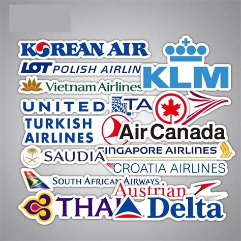 Airline Stickers | Etsy