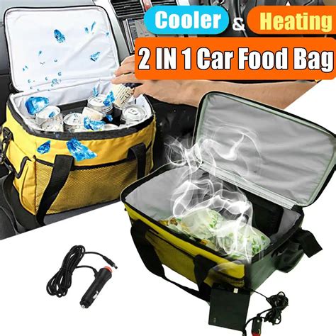 12V 20L Portable Electric Cooler/Heated Lunch Box Car Bento Boxes Food ...