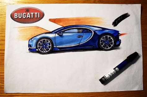 Bugatti Chiron 2017 #drawtodrive #sketchzone #drawingoftheday # ...