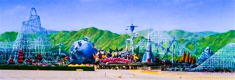 Wally's World Theme Park Matte Painting - National Lampoon's Vacation ...