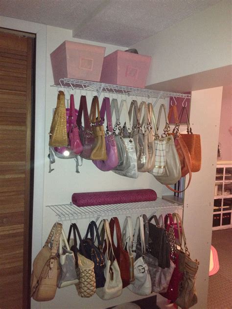 The hanging purses of Babylon | Purse organization, Purse storage, Shoe ...