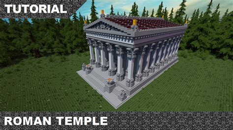 Minecraft Large Roman Temple Tutorial & Download - YouTube