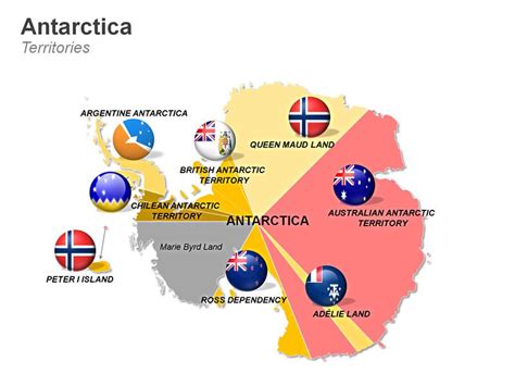 Antarctica Map - PowerPoint Template. These editable PPT slides are ...